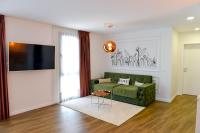 TV a/nebo společenská místnost v ubytování Boutique Apartments Blagoevgrad