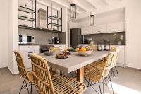 Kuchyň nebo kuchyňský kout v ubytování IL SOGNO VILLAS Paros