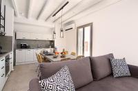 Kuchyň nebo kuchyňský kout v ubytování IL SOGNO VILLAS Paros