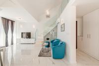 Posezení v ubytování Spacious Family Apartment MM