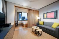 Fraser Place Namdaemun Seoulにあるテレビまたはエンターテインメントセンター