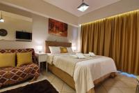 Posteľ alebo postele v izbe v ubytovaní Cozy Luxury Apartment in the Heart of Athens 8-1