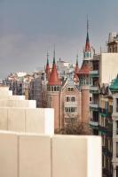 Nespecifikovaný výhled na destinaci Barcelona nebo výhled na město při pohledu z hotelu