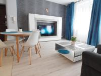Televízia a/alebo spoločenská miestnosť v ubytovaní Grand-Tourist Amber Rose Apartment