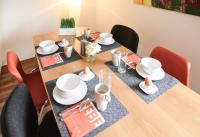Reštaurácia alebo iné gastronomické zariadenie v ubytovaní Apartments Zum Ybbsturm
