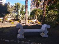 A garden outside Apartaments Vacations Playa del Ingles