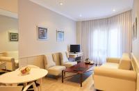 TV a/nebo společenská místnost v ubytování Suites Barrio de Salamanca