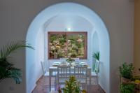 A garden outside Villa Eos