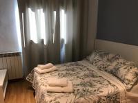 Postel nebo postele na pokoji v ubytování Hostal Casiano Camarasa