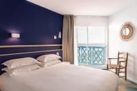 Cama ou camas em um quarto em Hotel Paradou Mediterranee, BW Signature Collection by Best Western