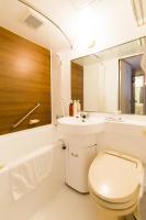 Natural Hot Spring SUPER HOTEL Kumamoto Chamber of Commerceにあるバスルーム