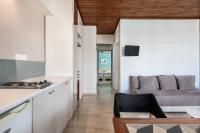 Kuchyň nebo kuchyňský kout v ubytování Magia Apartments