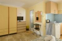 Kuchyň nebo kuchyňský kout v ubytování Ammoudara Beach Hotel Apartments
