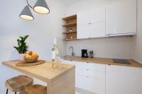 Kuchyň nebo kuchyňský kout v ubytování Twins Idola Apartments