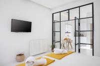 TV a/nebo společenská místnost v ubytování Twins Idola Apartments