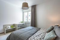 Posteľ alebo postele v izbe v ubytovaní C-Apartment Zabarella terrace