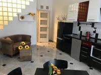 TV a/nebo společenská místnost v ubytování Sunflowers Apartman
