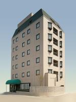a revestimiento de un edificio en Ichinomiya Green Hotel, en Ichinomiya
