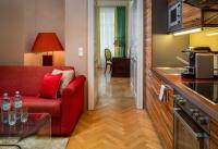 Kuchyň nebo kuchyňský kout v ubytování Appartement-Hotel an der Riemergasse