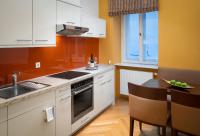 Kuchyň nebo kuchyňský kout v ubytování Appartement-Hotel an der Riemergasse