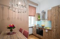 Kuchyň nebo kuchyňský kout v ubytování Appartement-Hotel an der Riemergasse