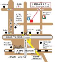 上野 東金屋ホテルの見取り図または間取り図