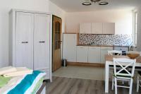 Kuchyň nebo kuchyňský kout v ubytování Penzion-apartmán Souček