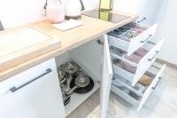 Kuchyňa alebo kuchynka v ubytovaní Perfekt Apartments 5 Mórz Sianożęty