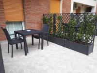 A balcony or terrace at SoleLuna Fiera 6 Rooms