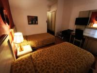 Posteľ alebo postele v izbe v ubytovaní Hotel Electra
