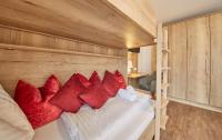 Łóżko lub łóżka w pokoju w obiekcie Holiday Lodge Fürst