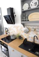 Kuchnia lub aneks kuchenny w obiekcie Apartament Pod Tężnią