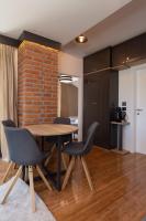 Kuchyň nebo kuchyňský kout v ubytování Pampas apartments Mrežnica