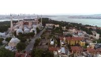 Nespecifikovaný výhled na destinaci Istanbul nebo výhled na město při pohledu z hotelu
