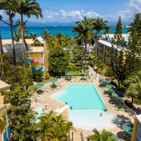 una vista aérea de la piscina del resort en Canella Beach Hotel, en Le Gosier