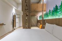 HOTEL PIN Jiaoxiにあるベッド