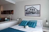 Postel nebo postele na pokoji v ubytování Apartamentos Turísticos Beethoven Haro
