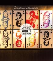 高松市にあるTraditional Apartment 高松 ゲストハウス の張り紙の壁