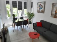 Posedenie v ubytovaní Apartamento Somosierra a 5 minutos del centro histórico para 7 personas