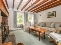 Posezení v ubytování Barn House