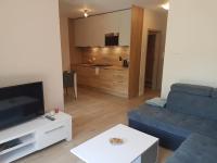 Kuchnia lub aneks kuchenny w obiekcie Apartament Bałtyk Nadmorskie Tarasy z parkingiem