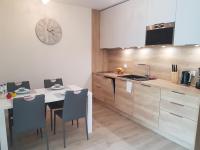 Kuchnia lub aneks kuchenny w obiekcie Apartament Bałtyk Nadmorskie Tarasy z parkingiem