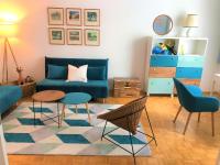 Posezení v ubytování Vintage Design Apartment