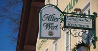 Hotel Alter Wirtに飾ってある許可証、賞状、看板またはその他の書類