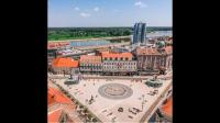 Výhľad na mesto Osijek alebo výhľad na mesto priamo z apartmánu