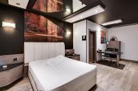 Cama o camas de una habitación en Zouk Hotel