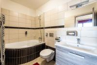 Koupelna v ubytování Hotel Zlechov