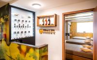 Postel nebo postele na pokoji v ubytování Hotel Akademie