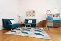 Posezení v ubytování Vintage Design Apartment