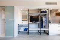 A kitchen or kitchenette at Apartaments Beach & Golf Resort